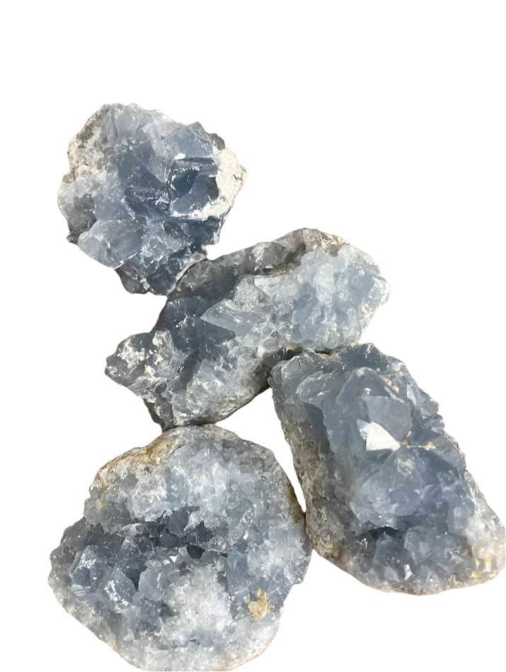 Celestite clusters 1kg