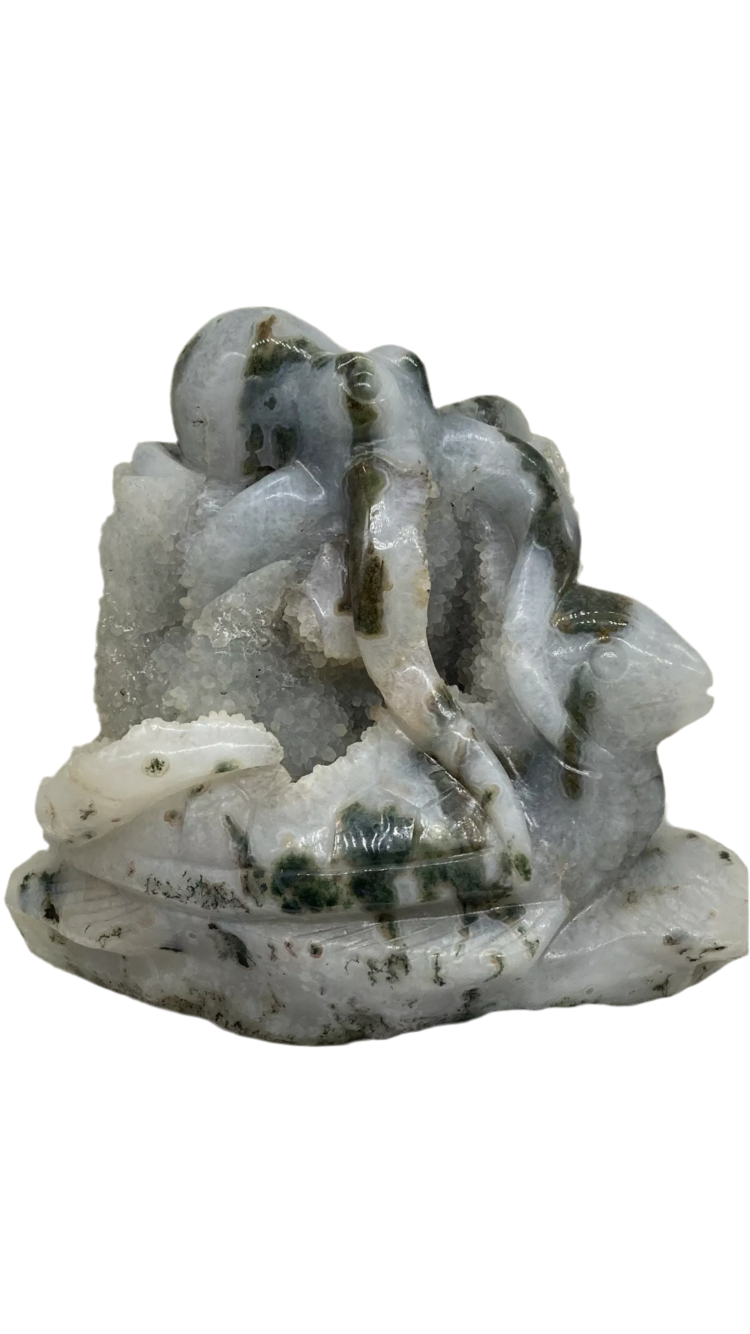 Moss agate octopus