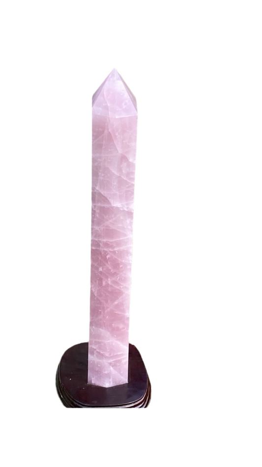 Rose quartz tower