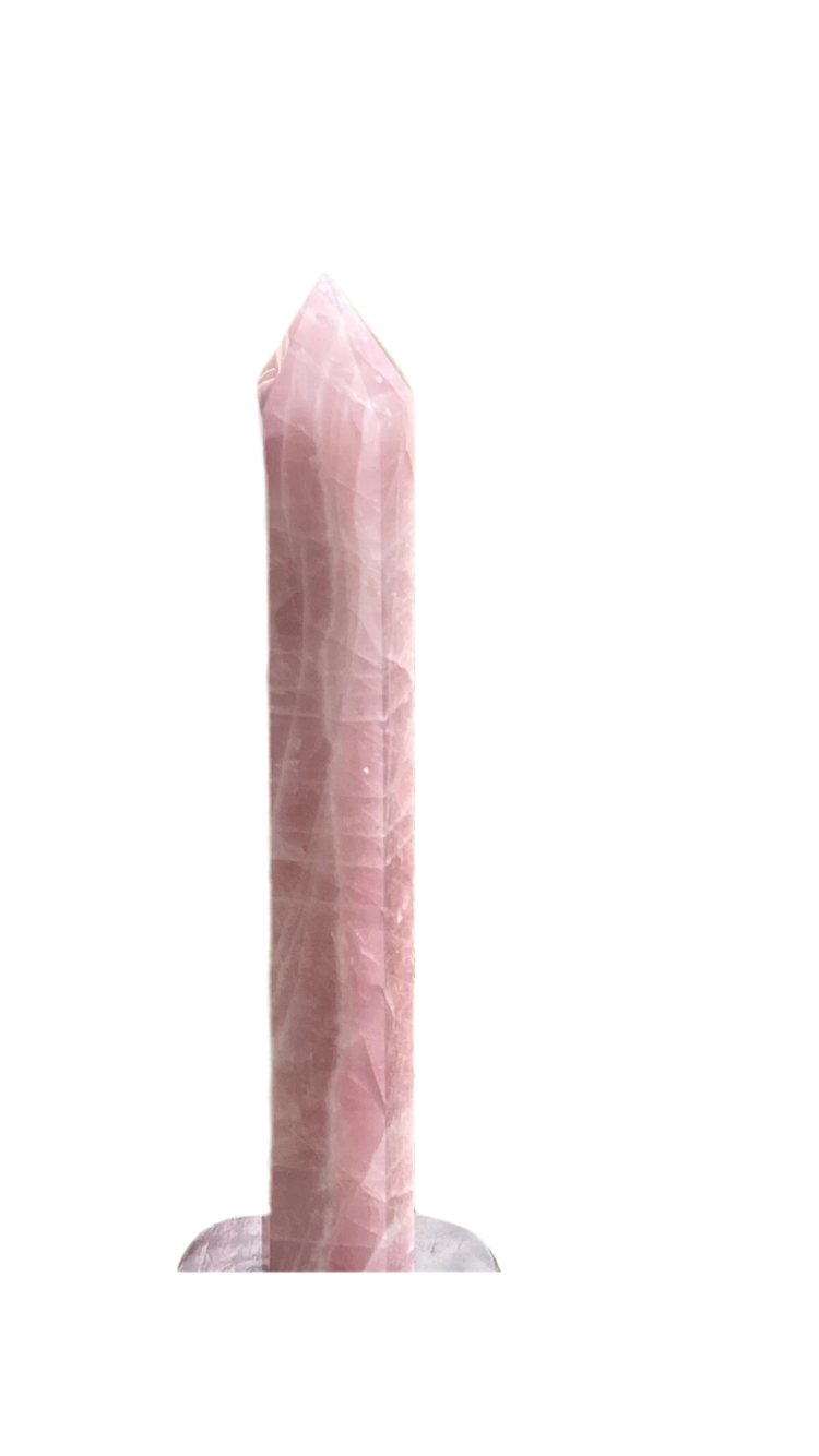 Rose quartz tower