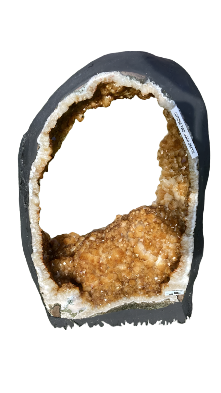 Citrine portal geode