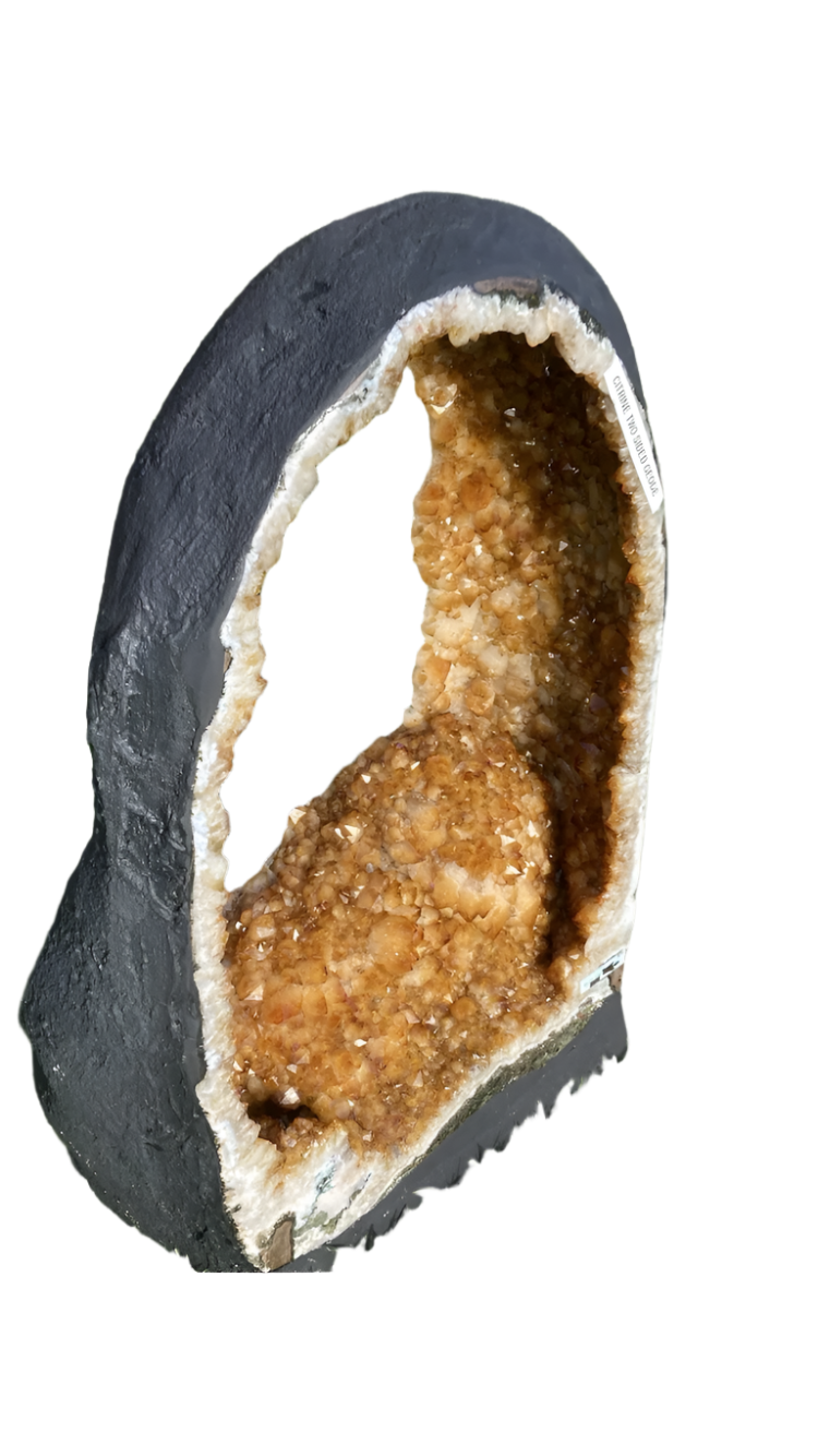 Citrine portal geode