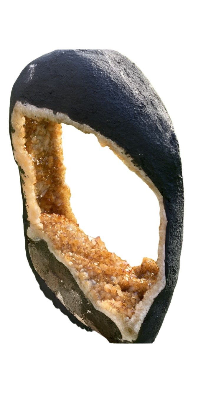 Citrine portal geode