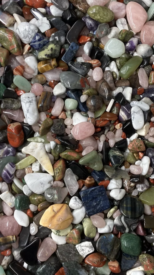 Tumble stones mixed  1kg