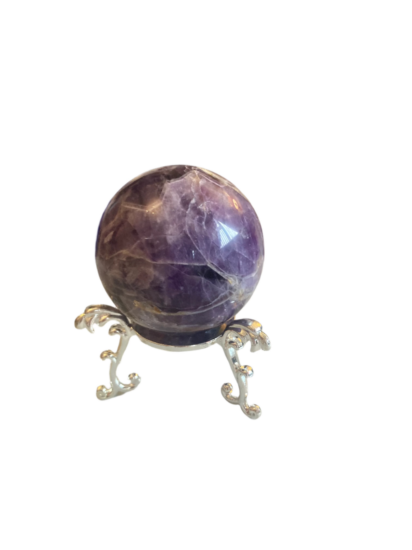 Dream Amethyst chevron sphere