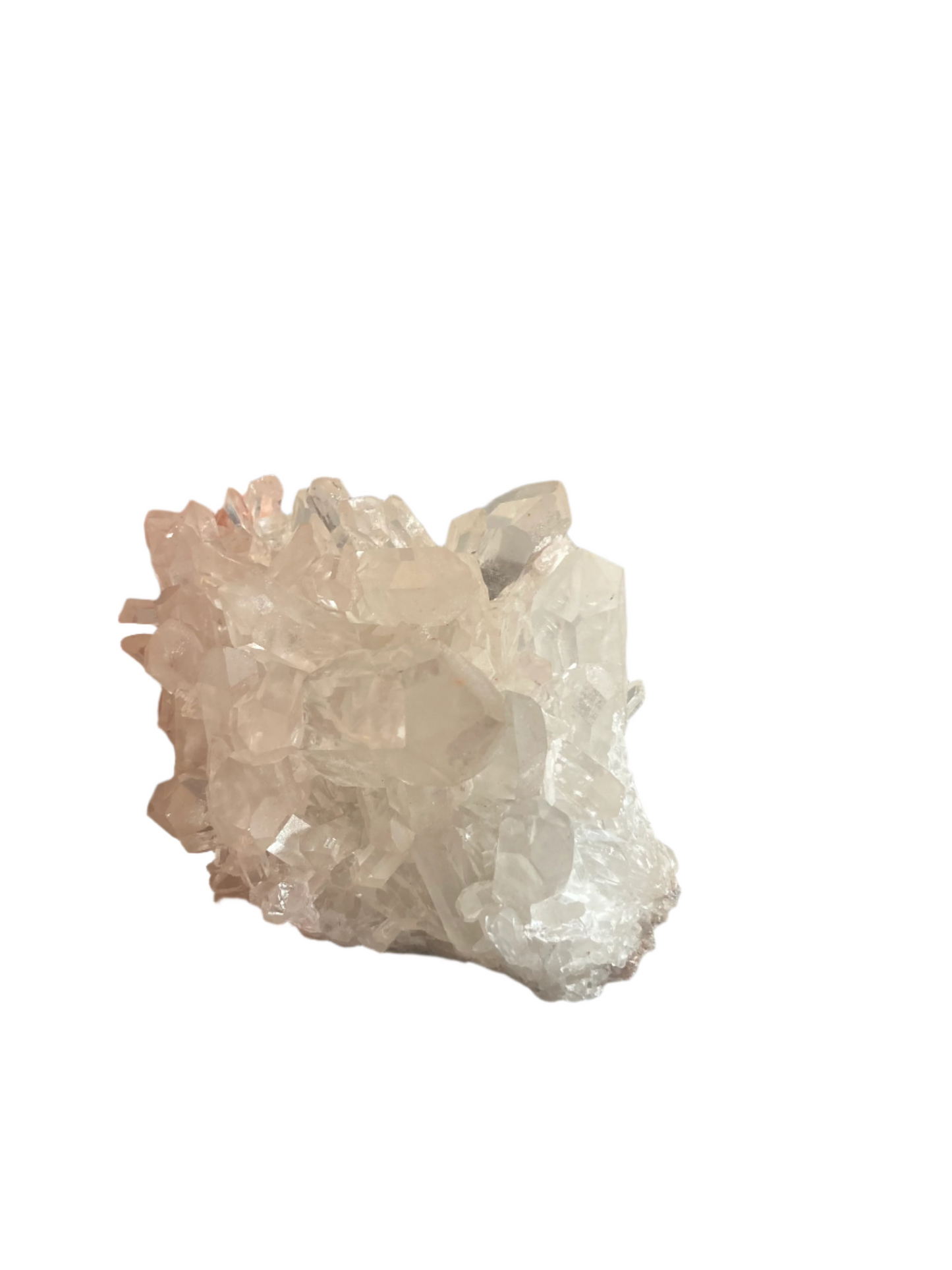 Clear quartz cluster