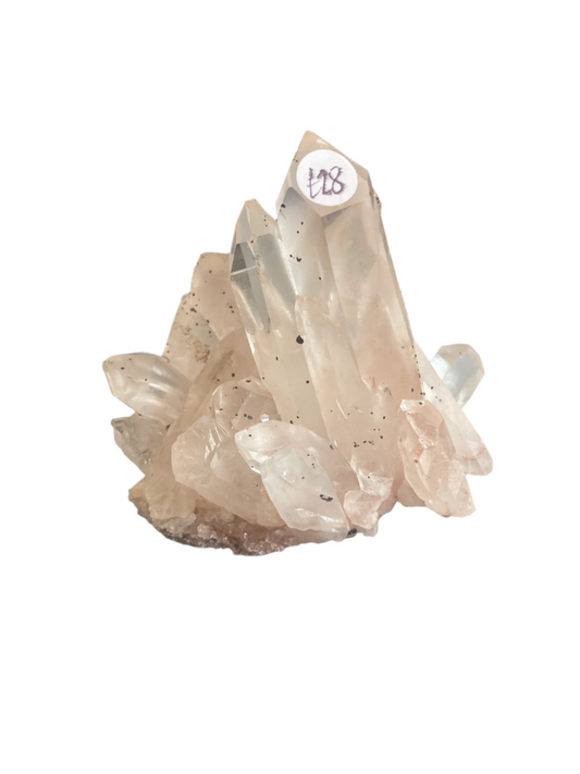 Clear quartz cluster