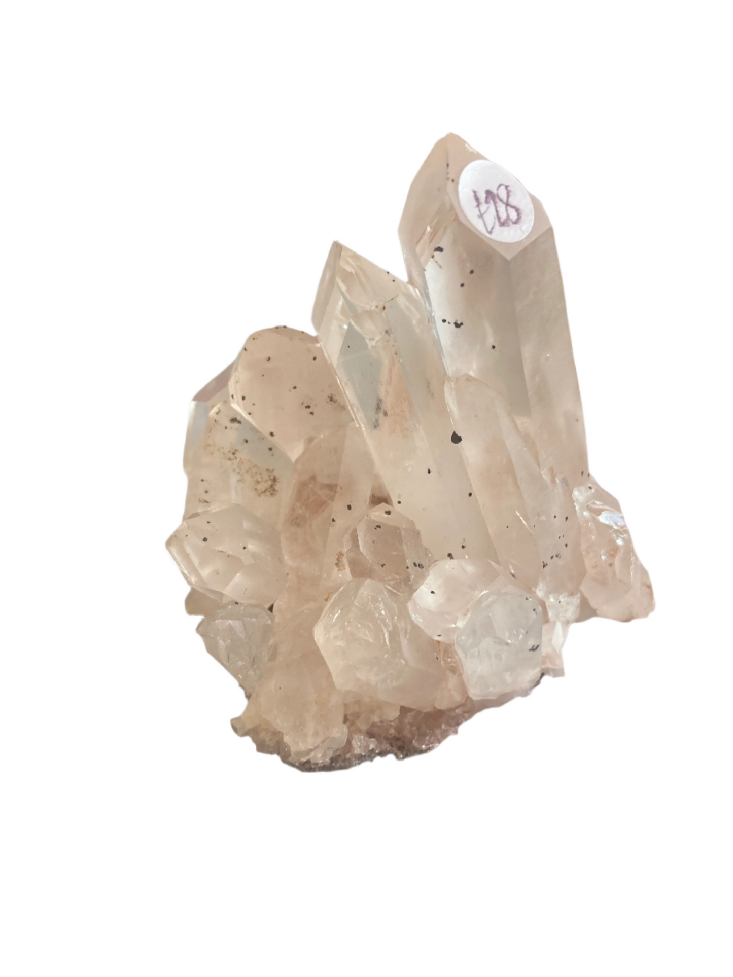 Clear quartz cluster