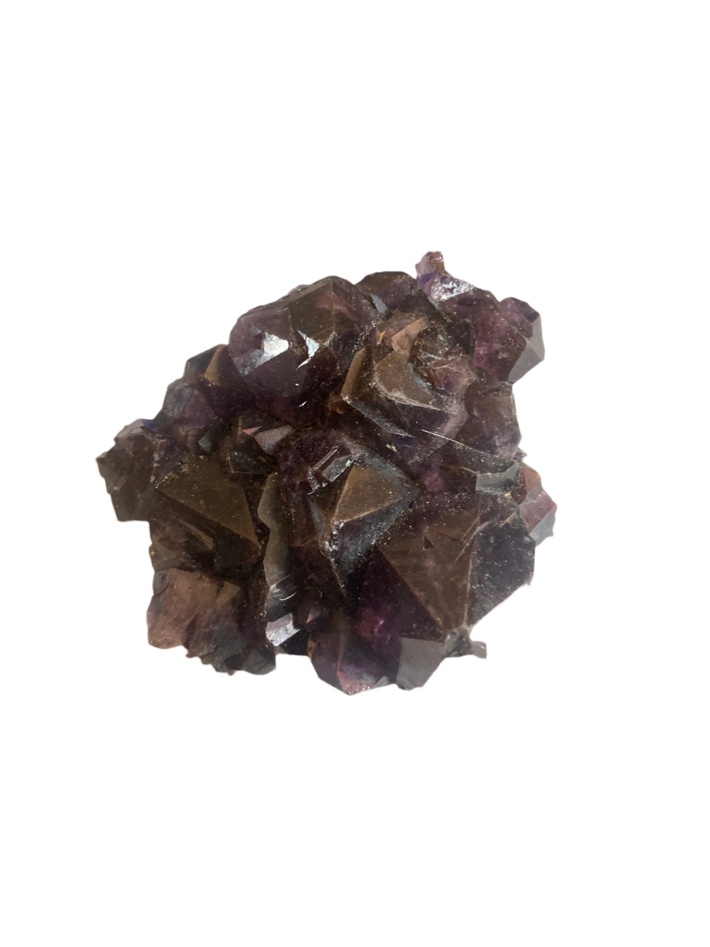 red Amethyst cluster (rare)