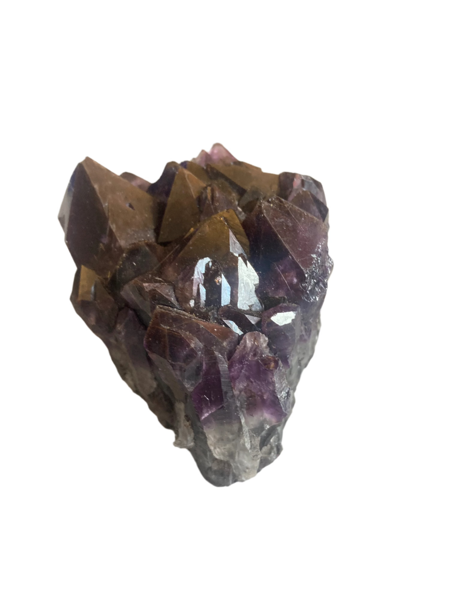 red Amethyst cluster (rare)