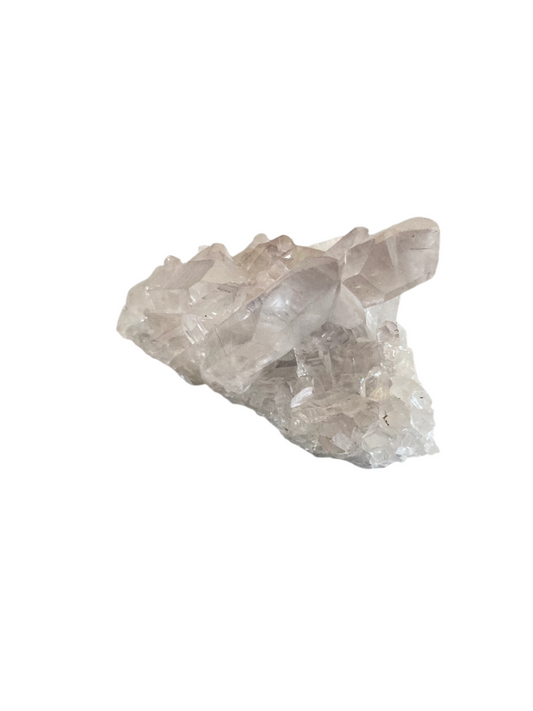 Clear quartz cluster