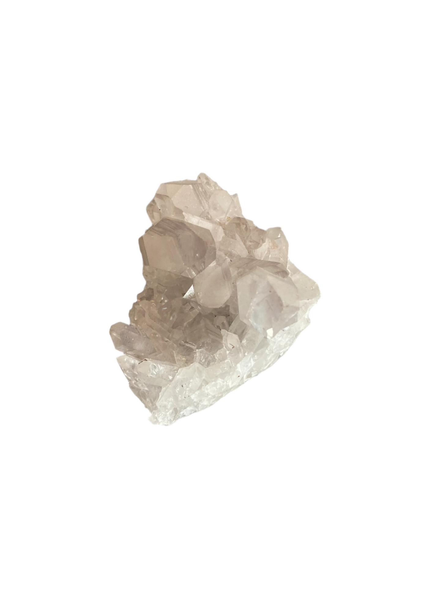 Clear quartz cluster