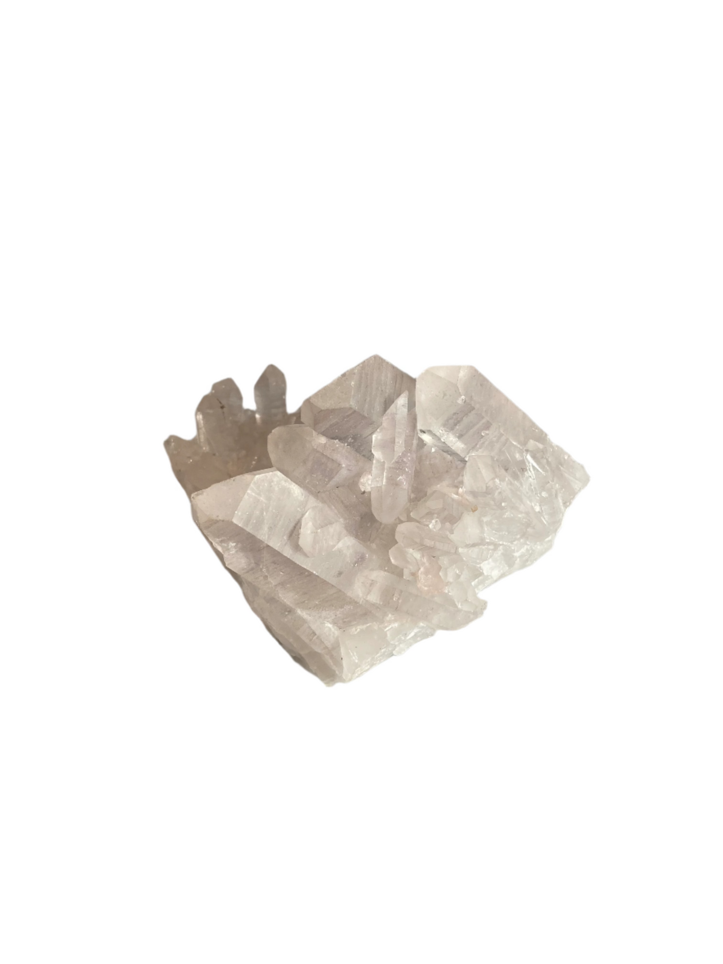 Clear quartz cluster