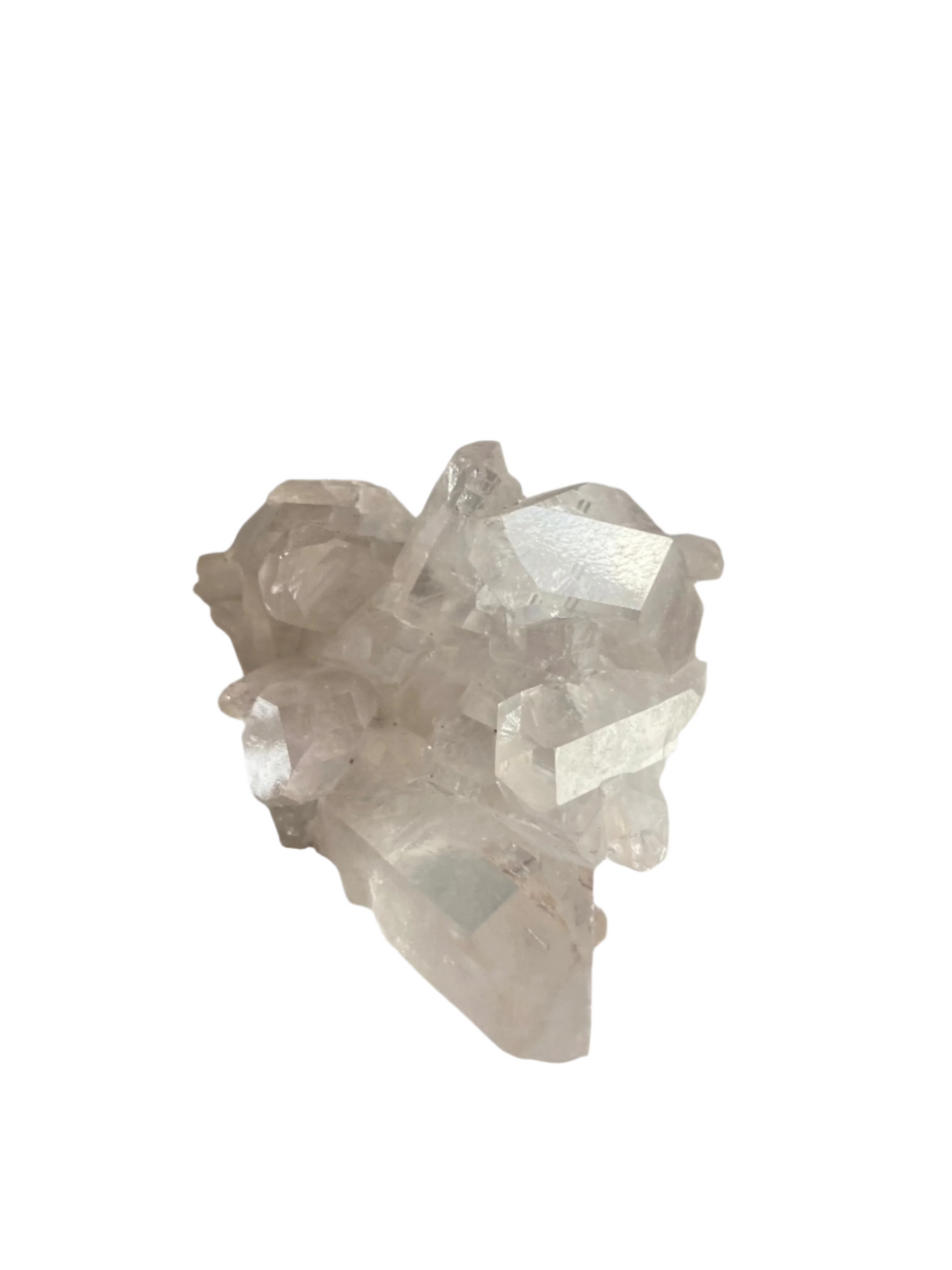 Clear quartz cluster