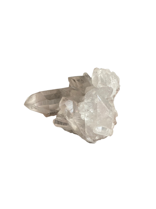 Clear quartz cluster