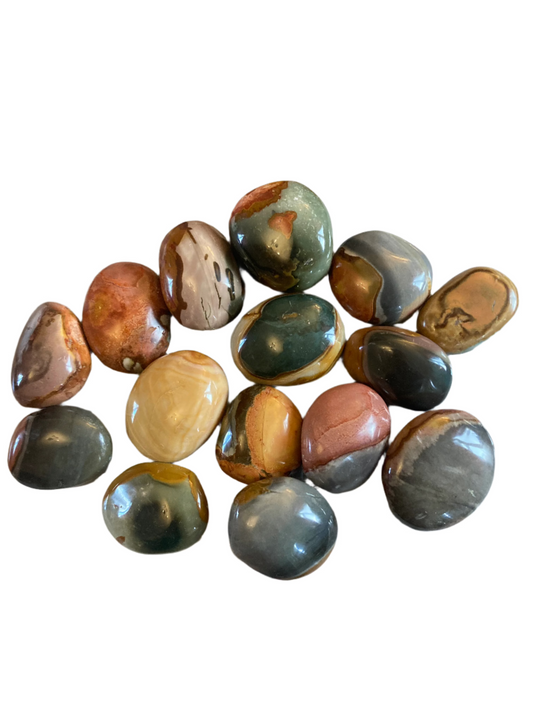 Ploychrome jasper palms