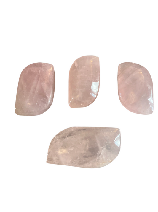 Rose quartz palms